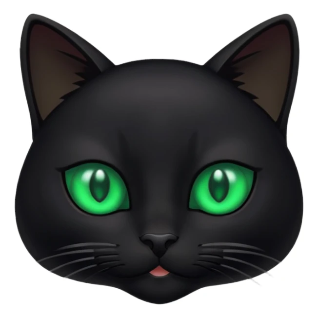 black cat whole body sticker