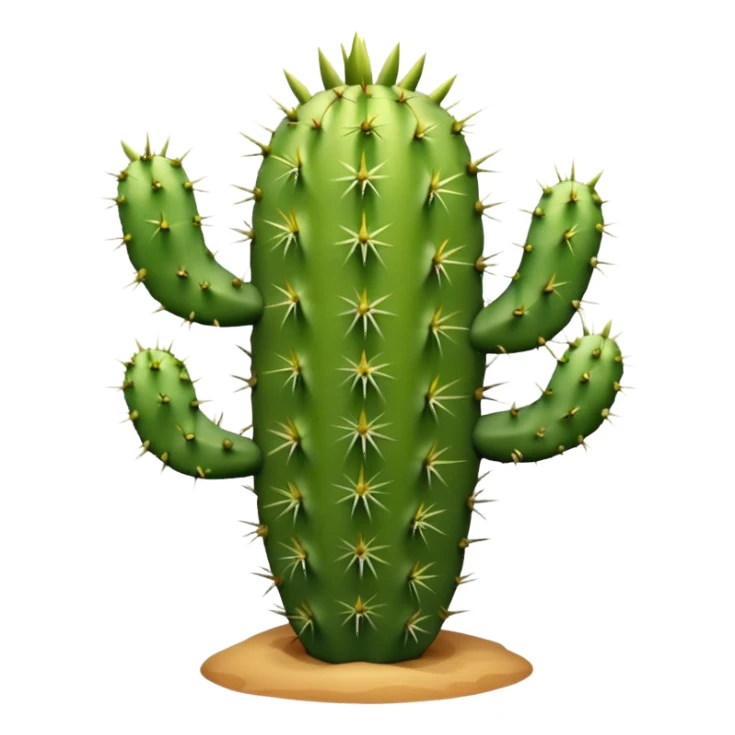 Western Cast desert cactus sticker