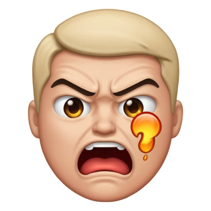 Angry cursing sticker