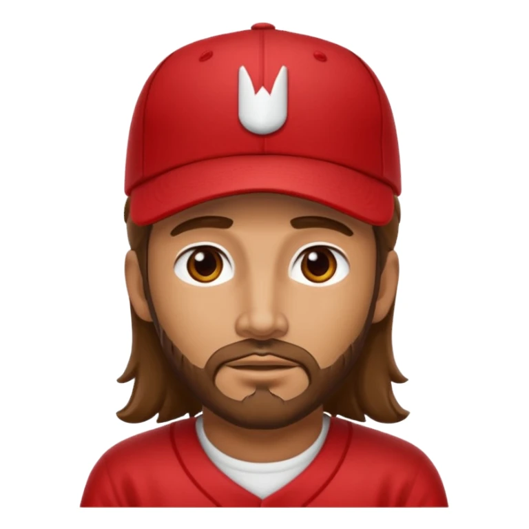 Jesus in a red MAGA baseball cap sticker