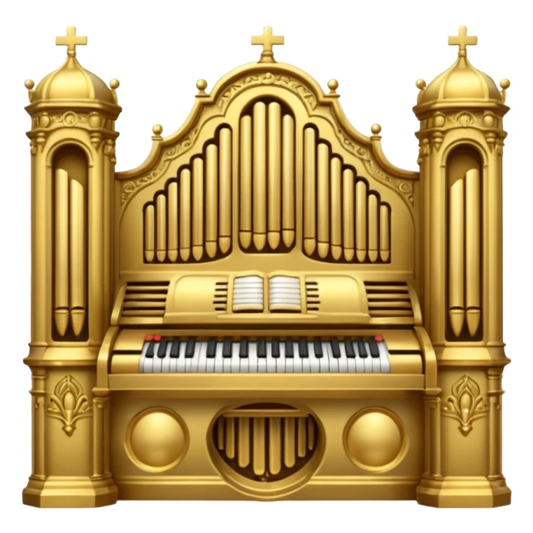 golden organ sticker