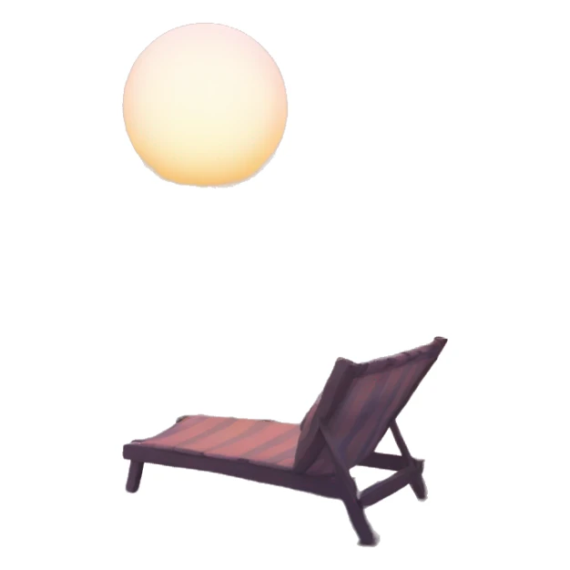 Sunset at the beach sticker