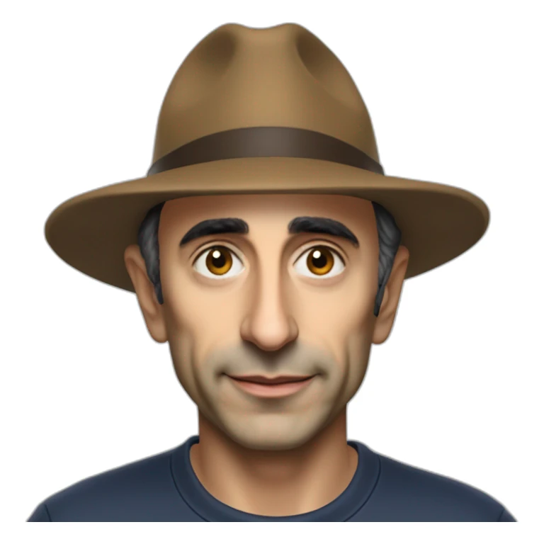 Eric Zemmour avec le chapeau de Mario sticker