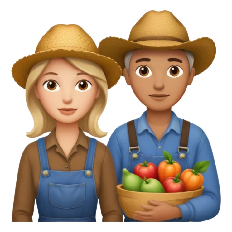 🧔‍♀️🧑‍🌾 sticker
