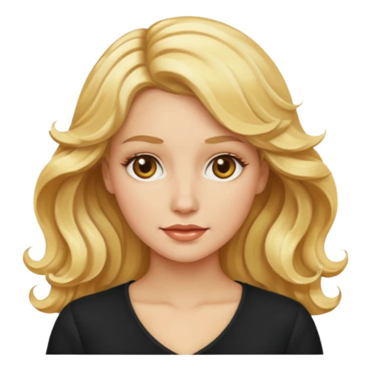 Tipos de rubio en mujer sticker