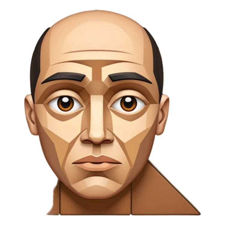 Gualdim Pais templar in cubism mode sticker