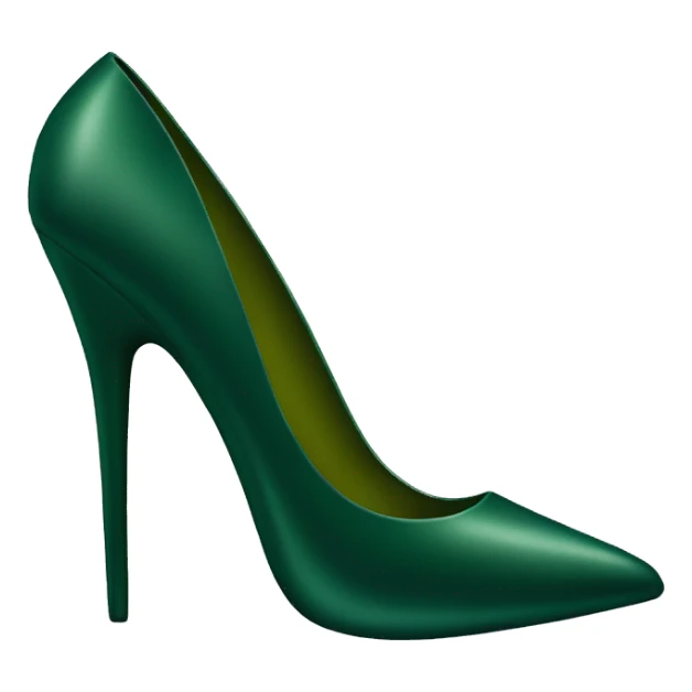 Dark green stiletto  sticker