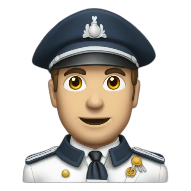 Macron carreleur sticker