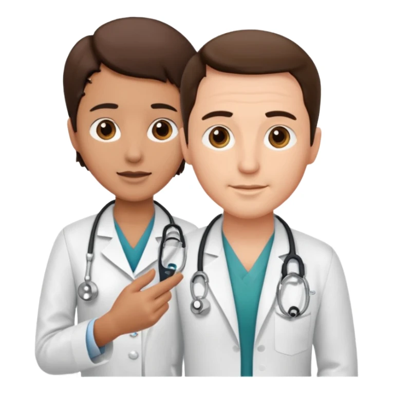 doctor Schaefer treating a  patient sticker