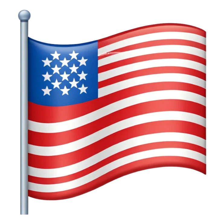 Bandera con tres líneas sticker