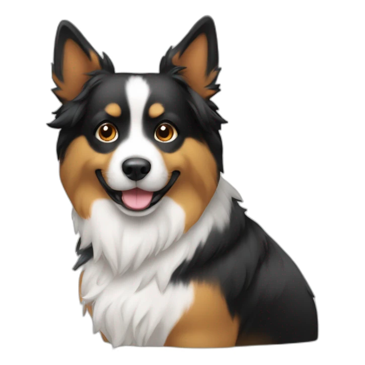 Chat ami avec chien sticker