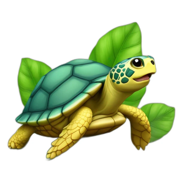 tortue sur un lievre sticker