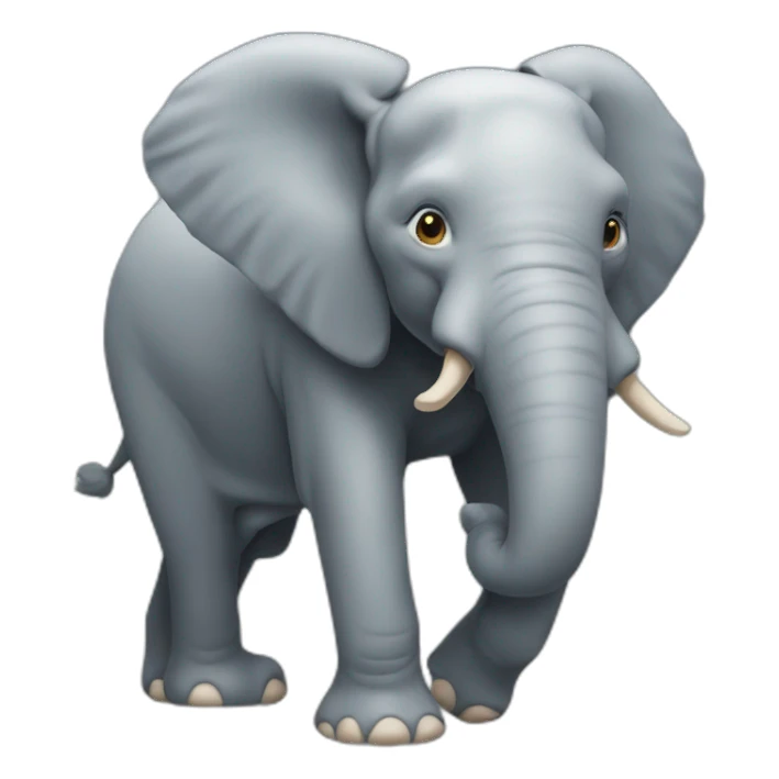 Éléphant avec des ailes sticker
