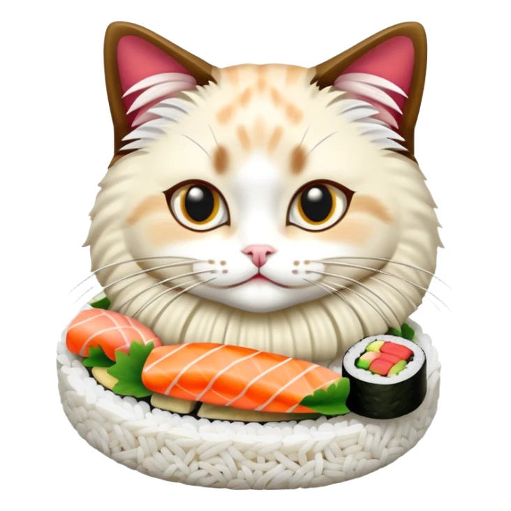 ragdoll sushi sticker