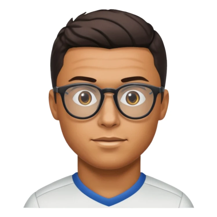 ronaldo wearin glasses sticker