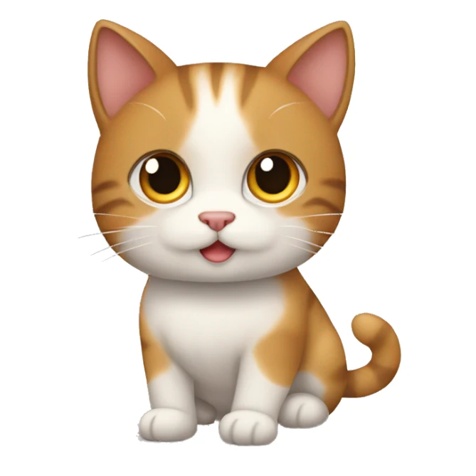 gato y sus crias sticker