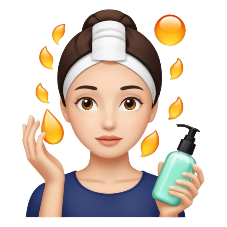 try different skincare products sticker