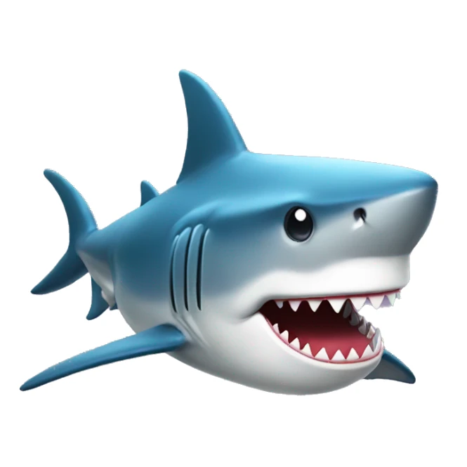 shark with tophat sticker