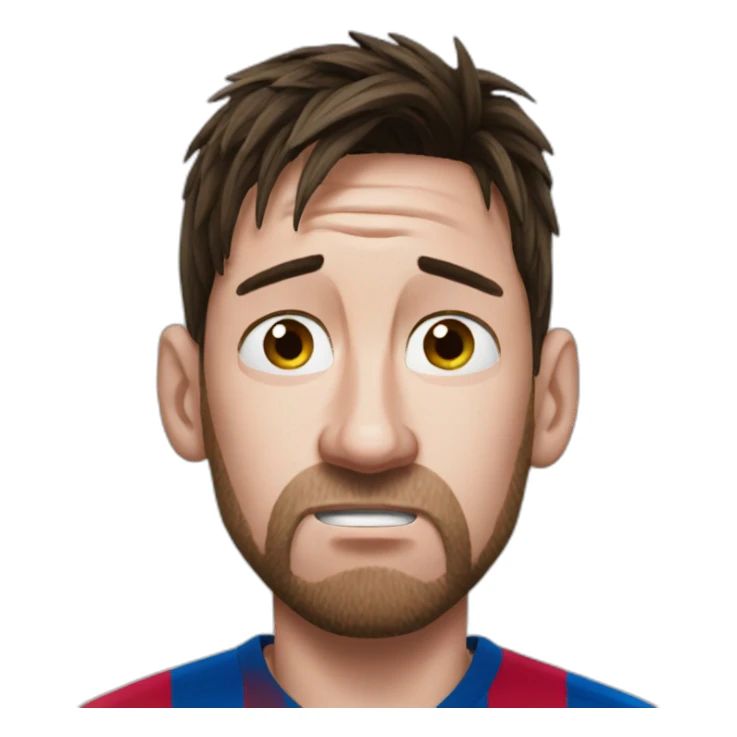 Messi-crying sticker