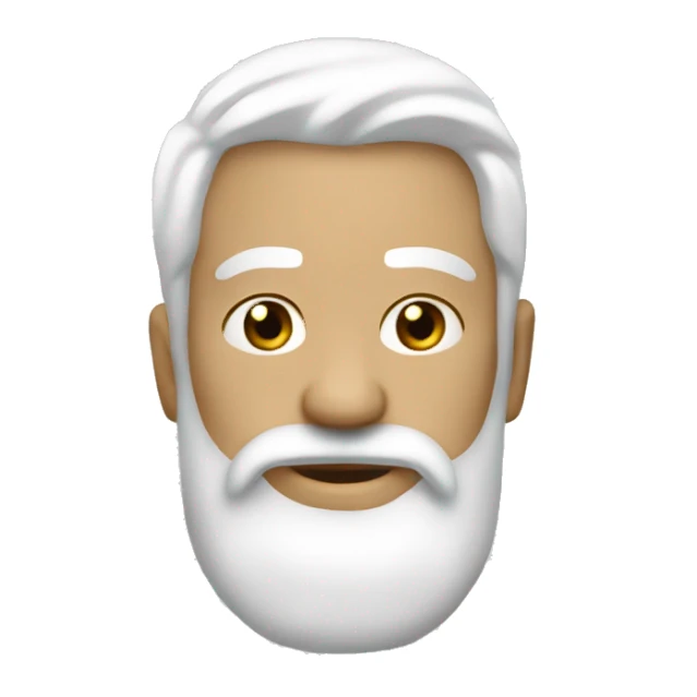 Men with white beard and white chutta sticker