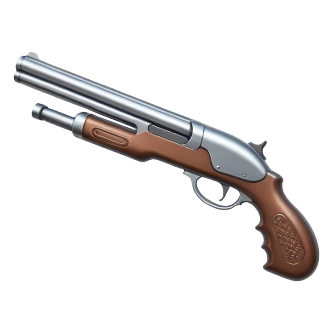 metal shotgun sticker