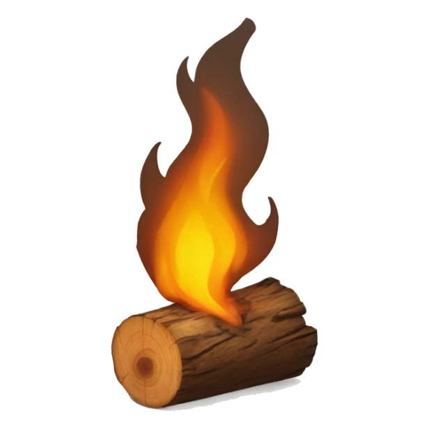 Burn Wood  sticker