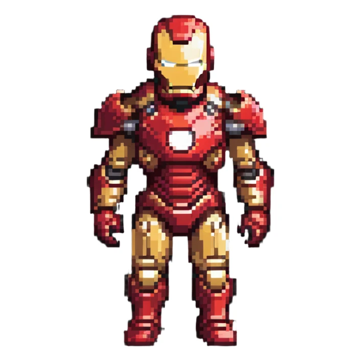 Iron Man superhero sticker