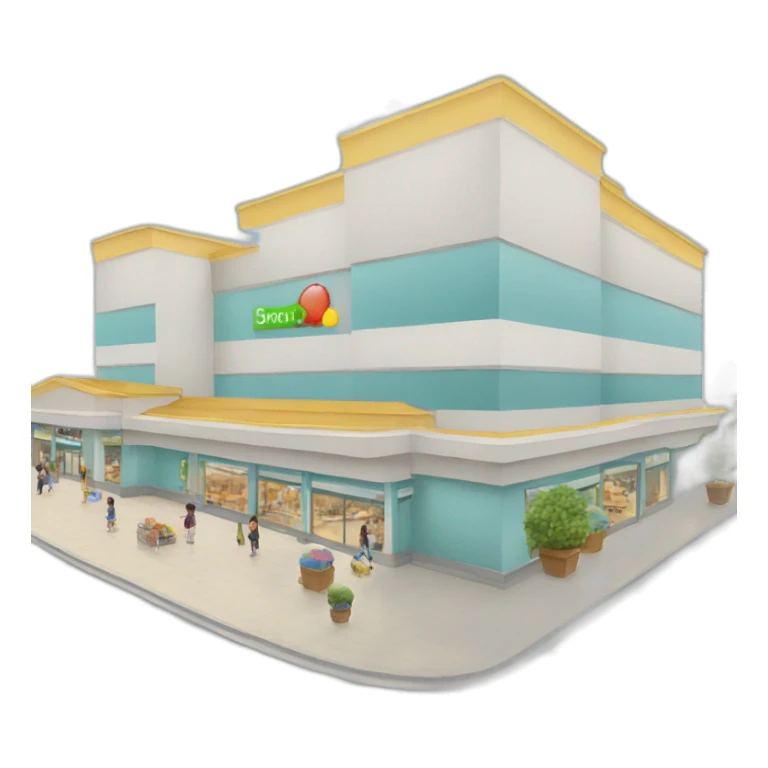 shopping mall sticker