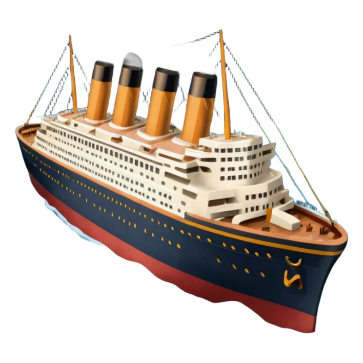 Titanic sinking sticker