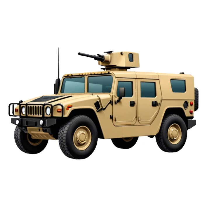 Humvee (HMMWV) (sand colour) sticker
