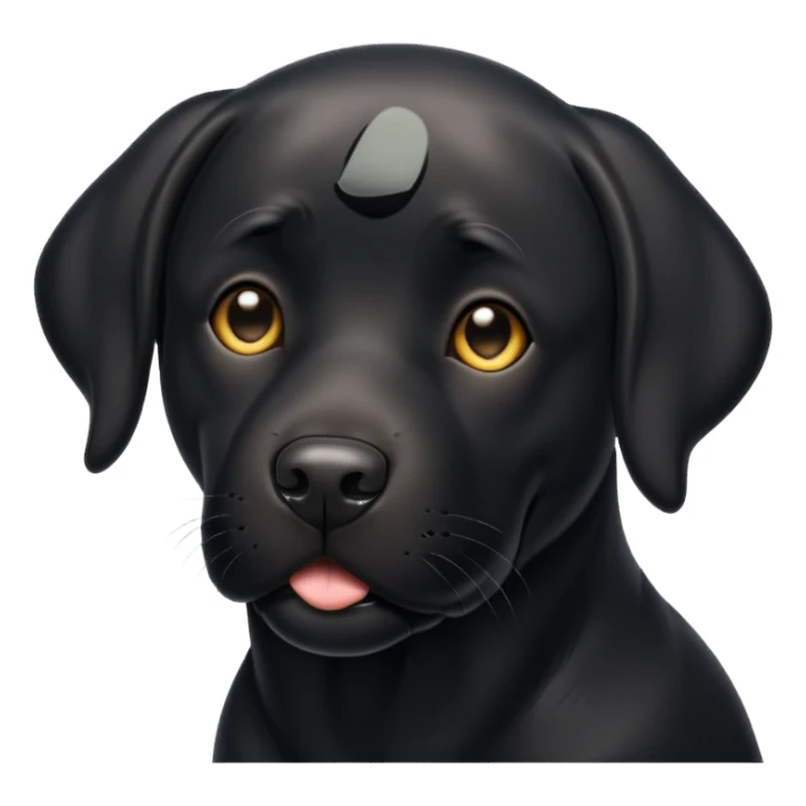 Black Labrador  sticker