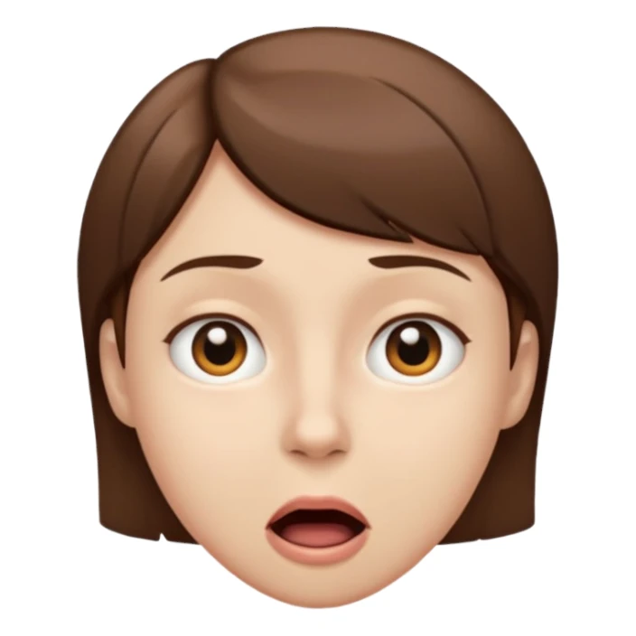 Just ate something bad face sticker