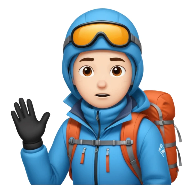 Inoxtag en haut de l’everest  sticker