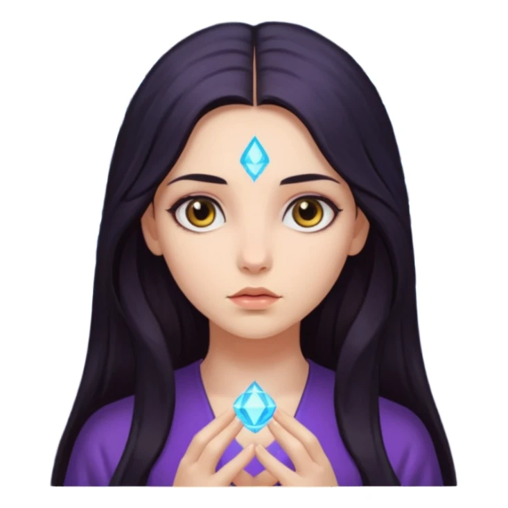 psychic girl sticker