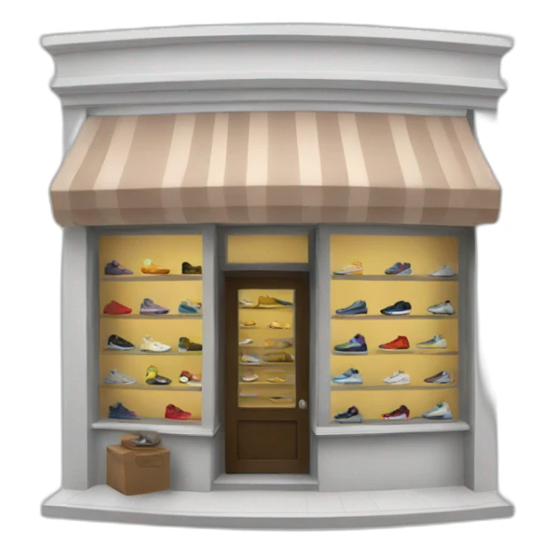 sneaker store sticker