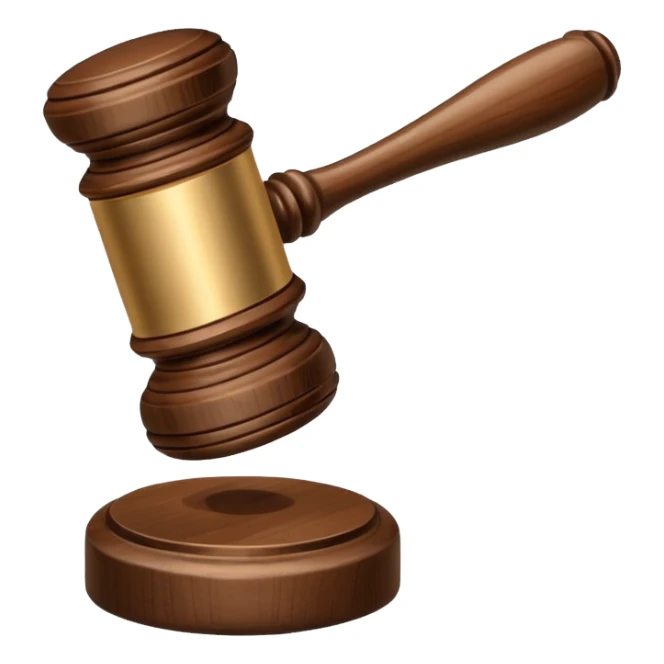 court hammer sticker