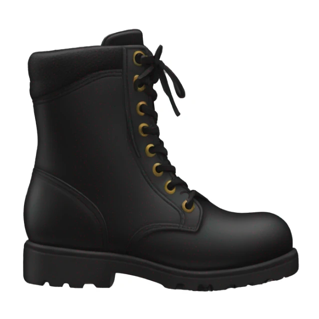 Black boots sticker