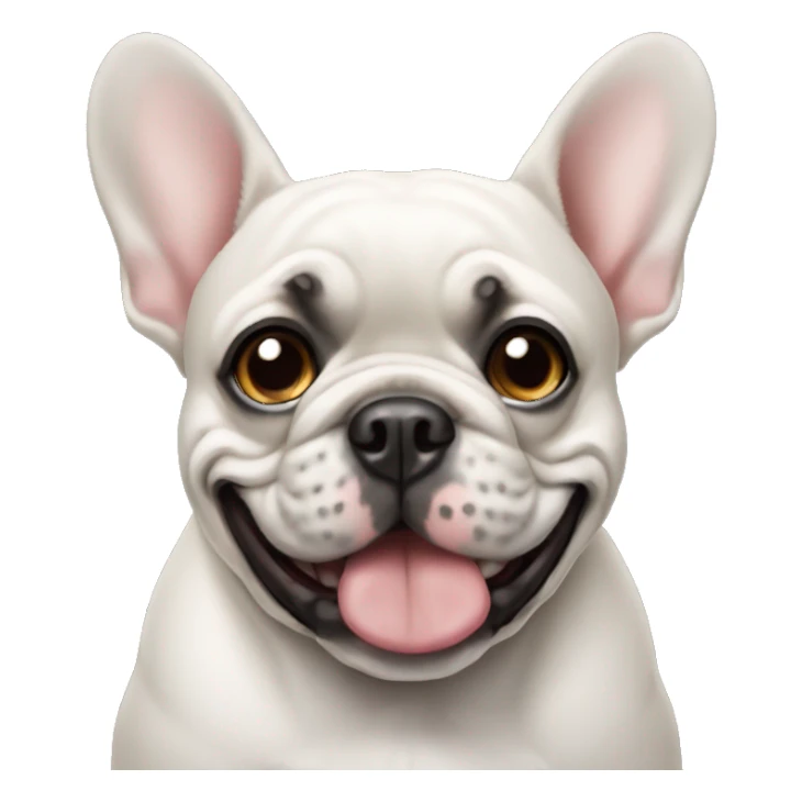 a frenchie dog sticker