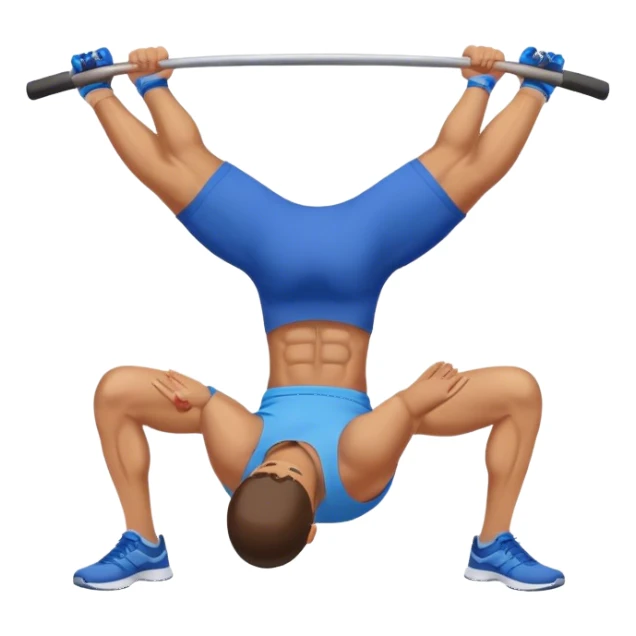 glute-bridges-exercise guy with blue shorts  sticker