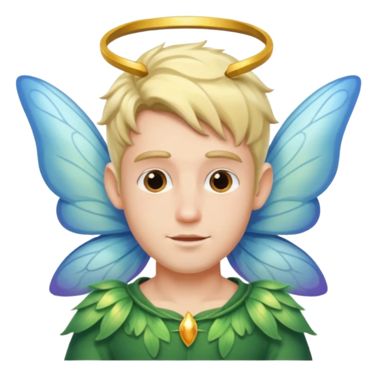 male fairy wings. sticker