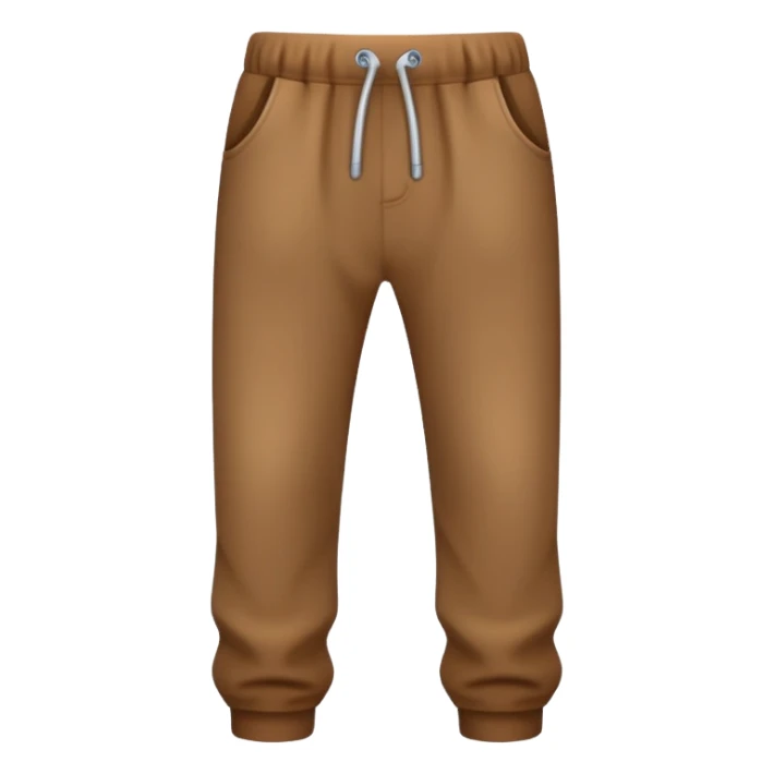 aeshtetic brown and baggy sticker