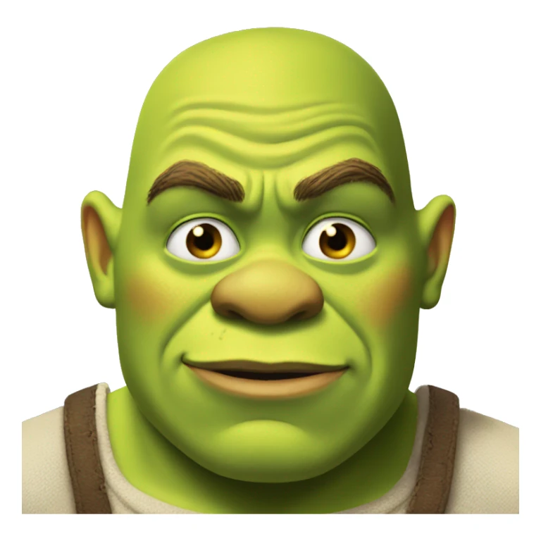 Shrek being hot sticker