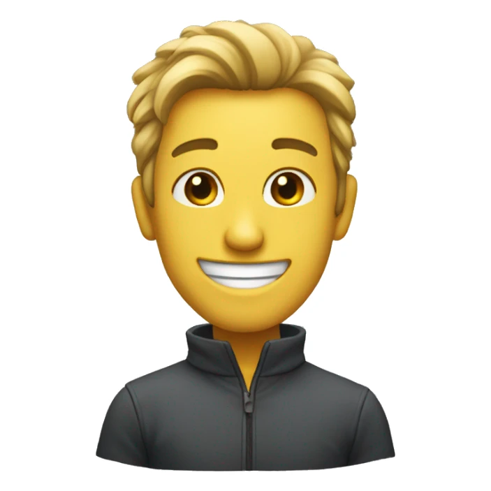 Uncanny smile sticker