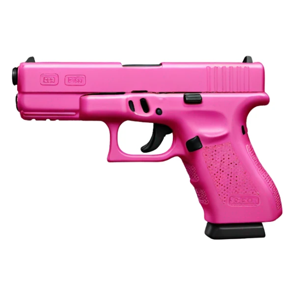 Pink Glock 10 sticker
