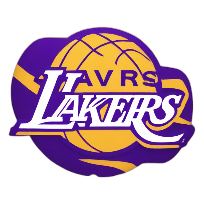 logo lakers sticker