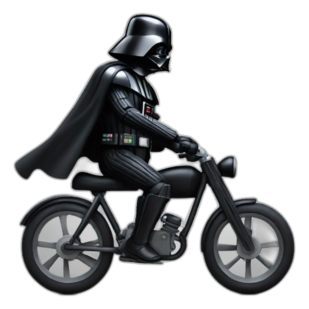 darth-vader on bike sticker