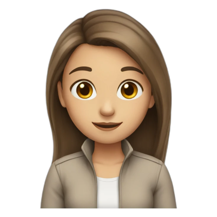 Girl say bye-bye sticker