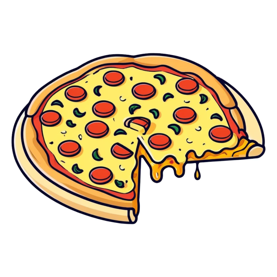 Pizza bomb  sticker