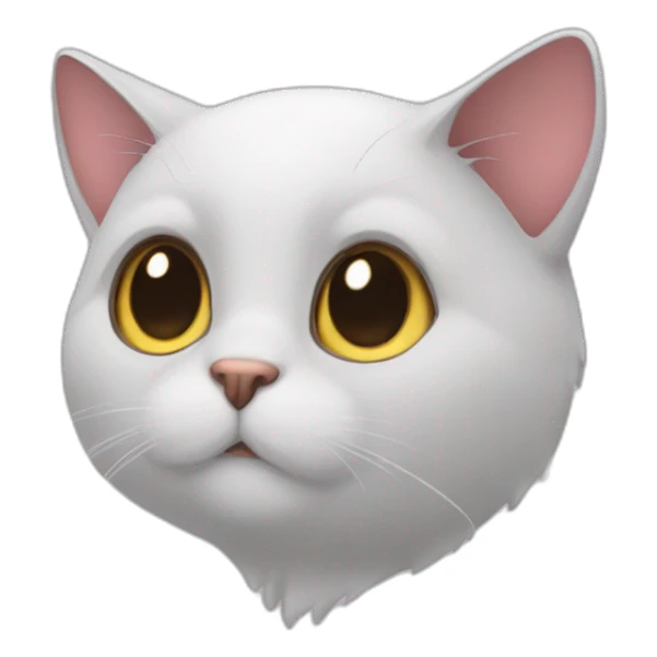 Chat câlin cœur sticker