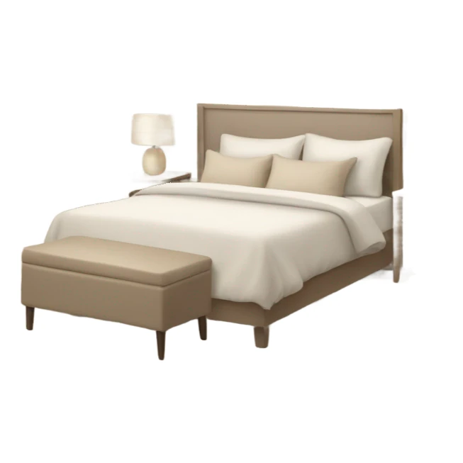 Clean aesthetic bedroom sticker